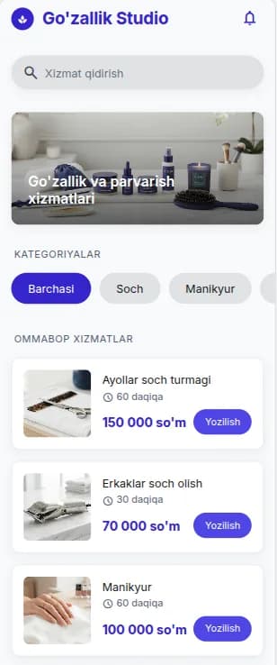 Boshqa xizmatlar