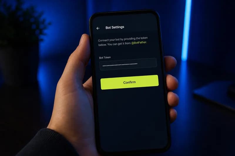 Telegram botini ulash